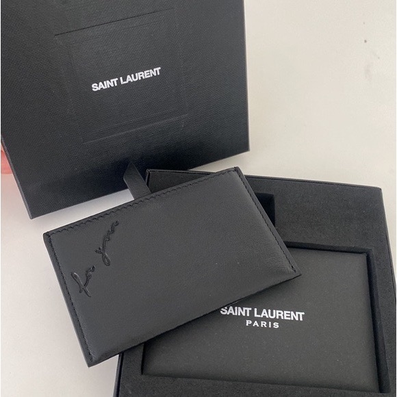 New Saint Laurent Card Case and mirror black - Picture 8 of 8
